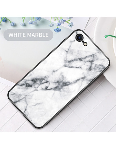 Cover iPhone SE 2020 TPU Mostro Marrone Bianco | Melacompro