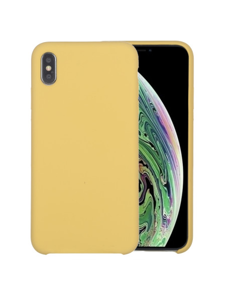 Cover iPhone XR Silicone Liquido Giallo | Melacompro