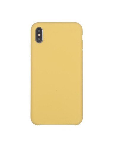 Cover iPhone XR Silicone Liquido Giallo | Melacompro