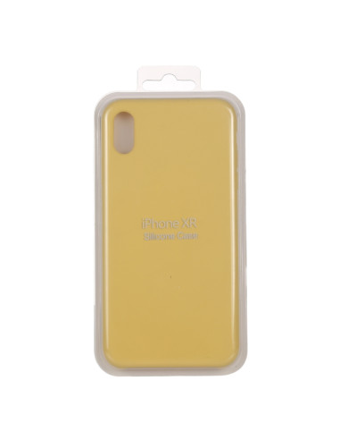 Cover iPhone XR Silicone Liquido Giallo | Melacompro
