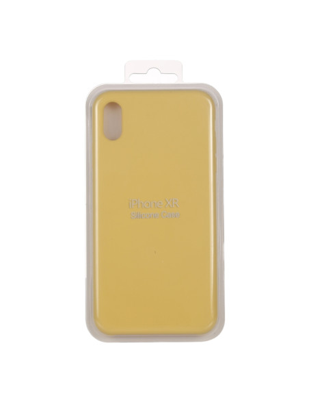 Cover iPhone XR Silicone Liquido Giallo | Melacompro