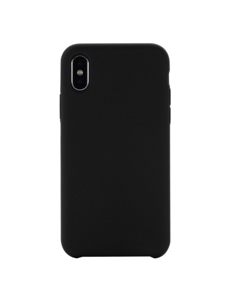Cover iPhone XR Silicone Liquido Giallo Nero | Melacompro