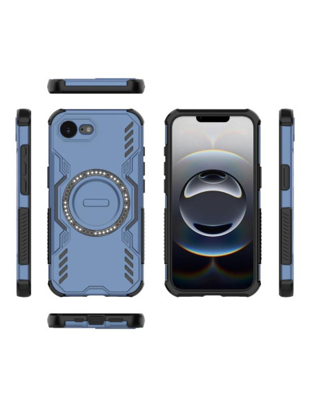 Cover iPhone 17e PC Antiurto Farfalla Blu | Melacompro
