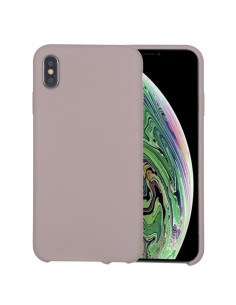 Cover iPhone XR Silicone Liquido Giallo Lavanda Viola