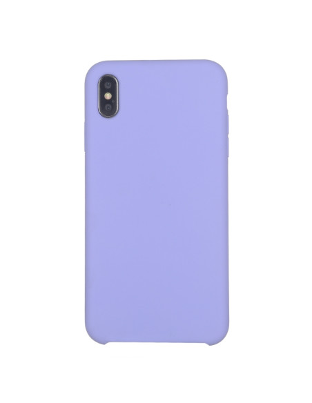 Cover iPhone XR Silicone Liquido Giallo Light Viola | Melacompro