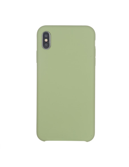 Cover iPhone XR Silicone Liquido Giallo Menta Verde | Melacompro