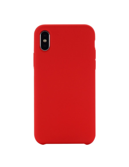 Cover iPhone XR Silicone Liquido Giallo Rosso | Melacompro