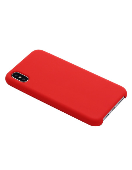 Cover iPhone XR Silicone Liquido Giallo Rosso | Melacompro
