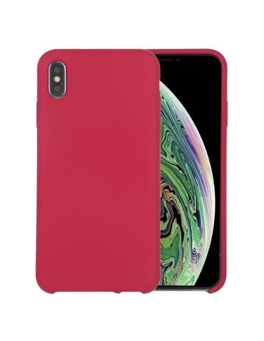 Cover iPhone XR Silicone Liquido Rosa Rose | Melacompro
