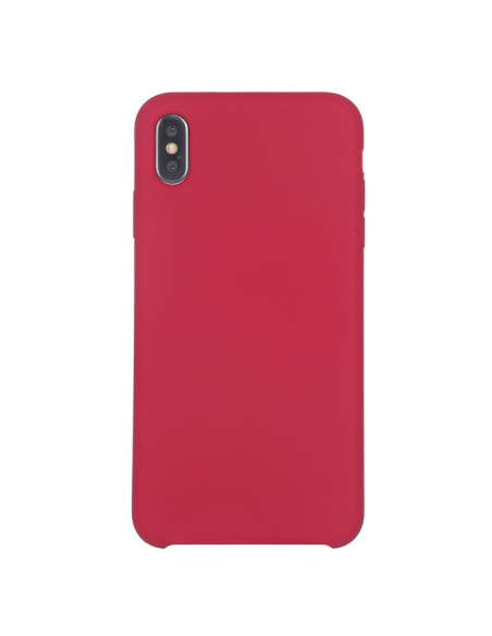 Cover iPhone XR Silicone Liquido Rosa Rose | Melacompro