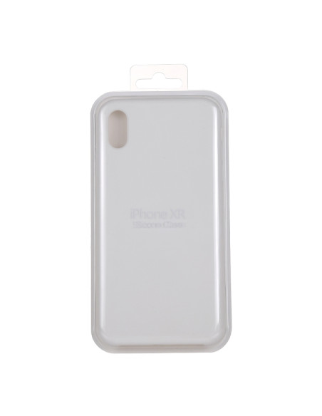 Cover iPhone XR Silicone Bianco | Melacompro
