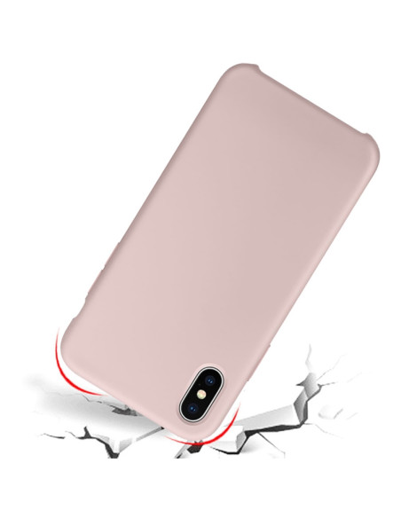 Cover iPhone XR Silicone Liquido Giallo Dark Grigio | Melacompro