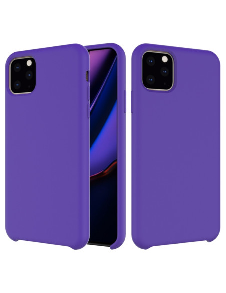 Cover iPhone 11 Pro Max Silicone Bianca Viola | Melacompro