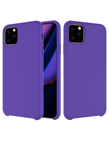 Cover iPhone 11 Pro Max Silicone Bianca Viola | Melacompro