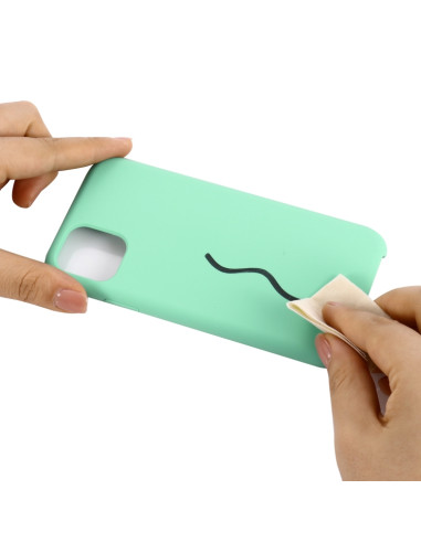 Cover iPhone 11 Pro Max Silicone Bianca Blu Verde | Melacompro