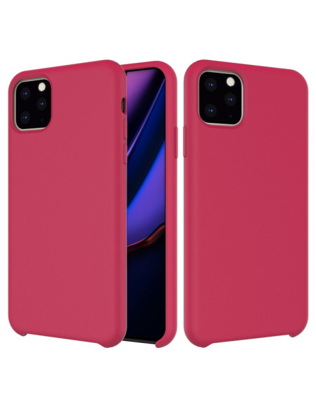 Cover iPhone 11 Pro Max Silicone Bianca Rose Rosso | Melacompro