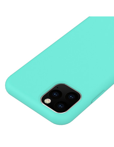 Cover iPhone 11 Pro Max Silicone Bianca Dark Blu | Melacompro