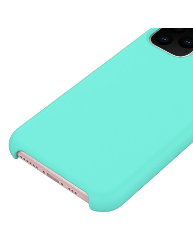 Cover iPhone 11 Pro Max Silicone Bianca Dark Blu | Melacompro
