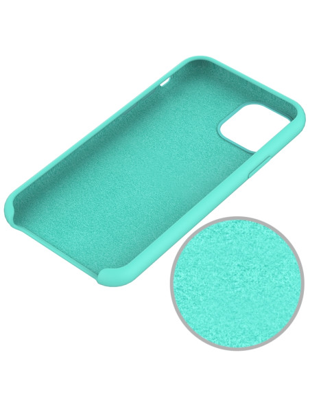Cover iPhone 11 Pro Max Silicone Bianca Dark Blu | Melacompro