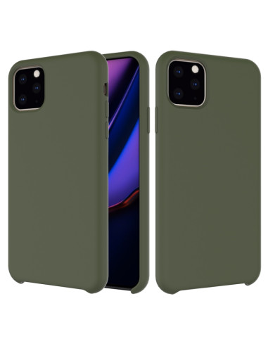 Cover iPhone 11 Pro Max Silicone Bianca Army Verde | Melacompro