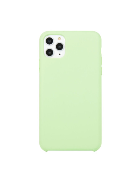 Cover iPhone 11 Silicone Antiurto Nero Menta Verde | Melacompro