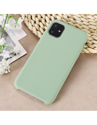 Cover iPhone 11 Pro Max Silicone Bianca Menta Verde | Melacompro