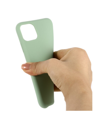 Cover iPhone 11 Pro Max Silicone Bianca Menta Verde | Melacompro
