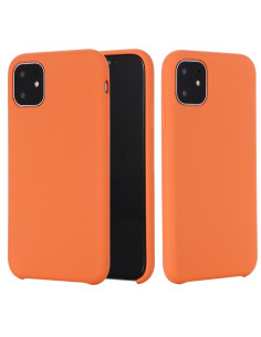 Cover iPhone 11 Pro Max Silicone Antiurto Bianca Melon Rosso