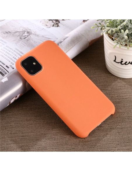 Cover iPhone 11 Pro Max Silicone Bianca Melon Rosso | Melacompro