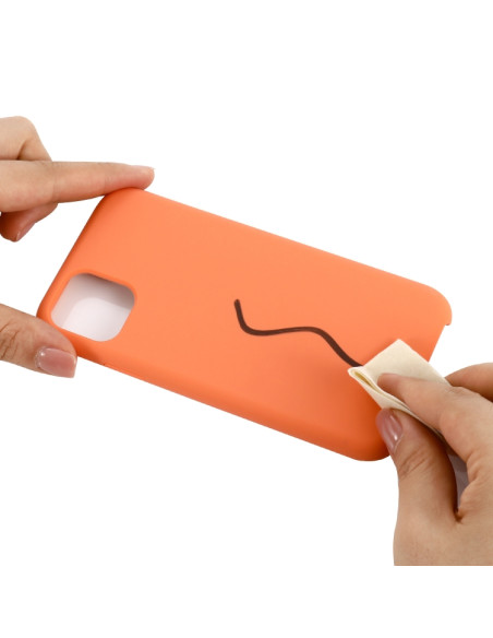 Cover iPhone 11 Pro Max Silicone Bianca Melon Rosso | Melacompro