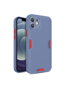 Cover iPhone 12 Pro Max TPU Antiurto Rosso Grigio