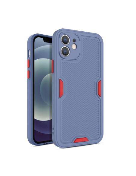 Cover iPhone 12 Pro Max TPU Rosso Grigio | Melacompro