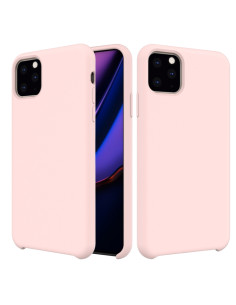 Cover iPhone 11 Pro Max Silicone Antiurto Bianca Rosa