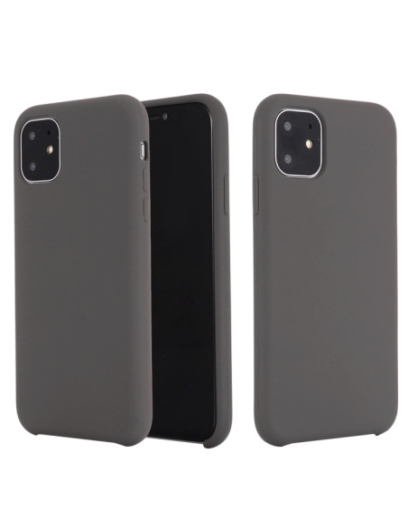 Cover iPhone 11 Silicone Antiurto Nero Olive Verde | Melacompro