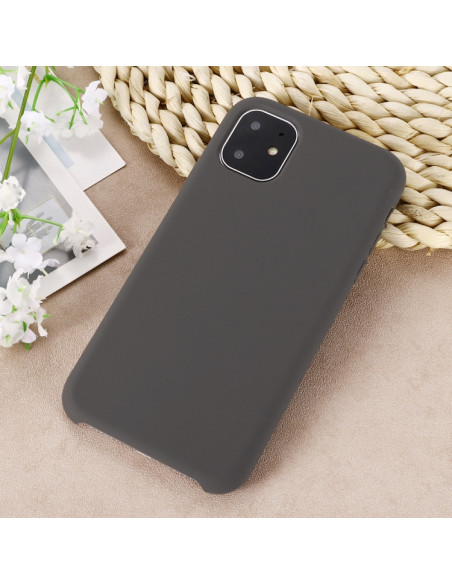 Cover iPhone 11 Silicone Antiurto Nero Olive Verde | Melacompro