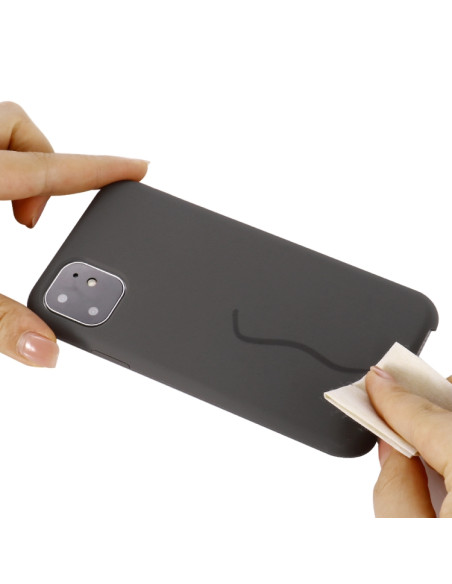 Cover iPhone 11 Silicone Antiurto Nero Olive Verde | Melacompro