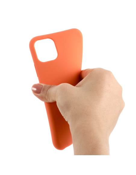 Cover iPhone 11 Silicone Antiurto Nero Melon Rosso | Melacompro