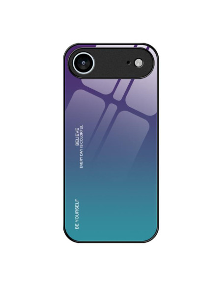 Cover iPhone Air Glass Blu Aurora | Melacompro