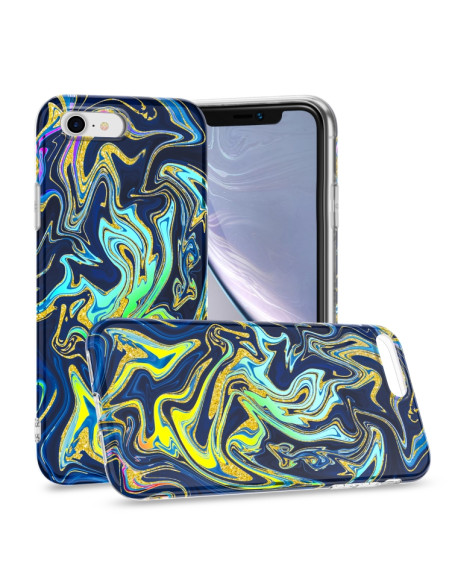 Cover iPhone SE 2020 TPU Antiurto Acquerello | Melacompro