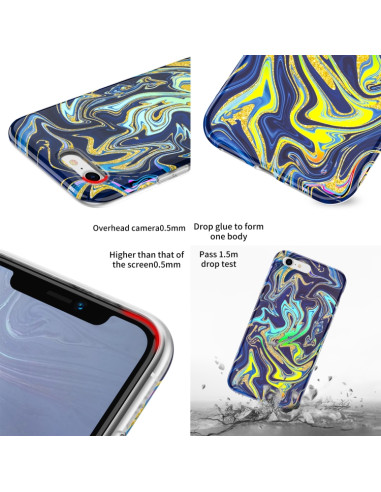 Cover iPhone SE 2020 TPU Antiurto Acquerello | Melacompro