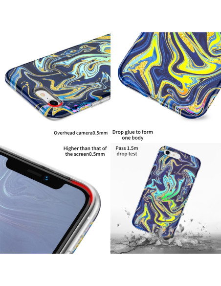 Cover iPhone SE 2020 TPU Antiurto Acquerello | Melacompro