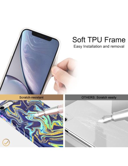 Cover iPhone SE 2020 TPU Antiurto Acquerello | Melacompro