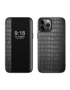 Cover iPhone 11 Pelle PU Libro con Portacarte Nero