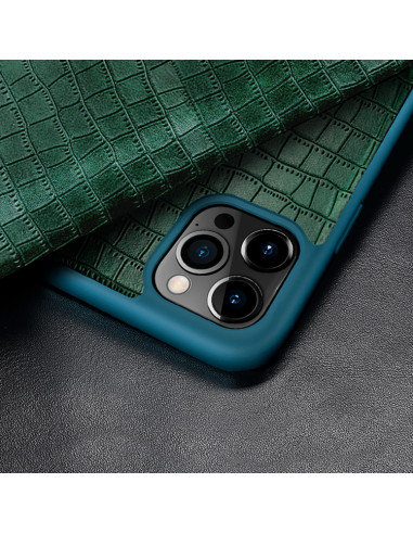 Cover iPhone 11 Pelle PU Marrone Libro Nero | Melacompro