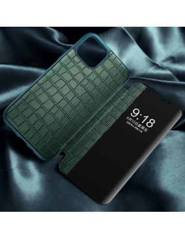 Cover iPhone 11 Pelle PU Marrone Libro Nero | Melacompro