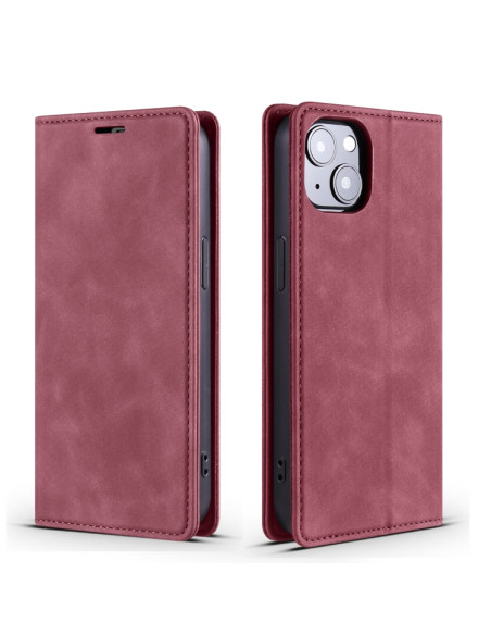 Cover iPhone 13 Pelle Rosso Vino Wine Rosso | Melacompro