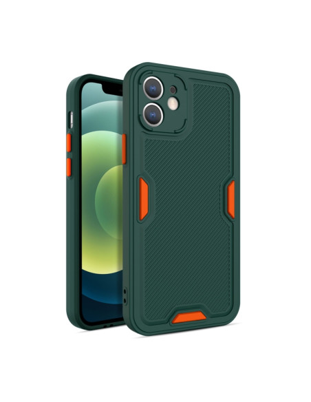 Cover iPhone 12 Pro Max TPU Rosso Dark Verde | Melacompro