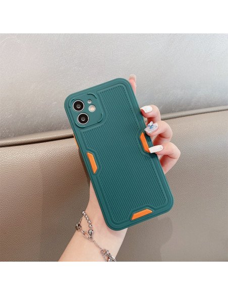 Cover iPhone 12 Pro Max TPU Rosso Dark Verde | Melacompro