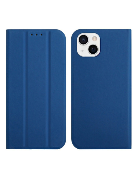 Cover iPhone 13 Pelle Rosso Vino Royal Blu | Melacompro