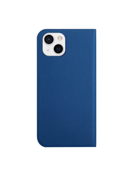 Cover iPhone 13 Pelle Rosso Vino Royal Blu | Melacompro